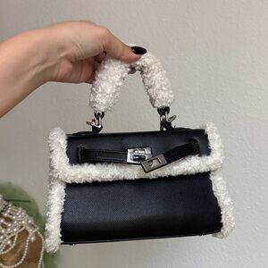 Black and White Women's Handbag